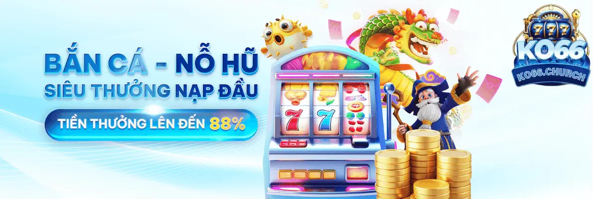 banner khuyến mãi nổ hũ ko66